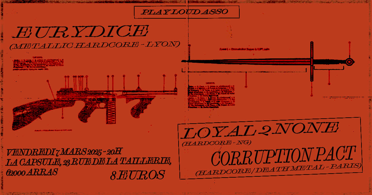 Metal Hardcore Show- Eurydice, Loyal2none, Corruption Pact Cover