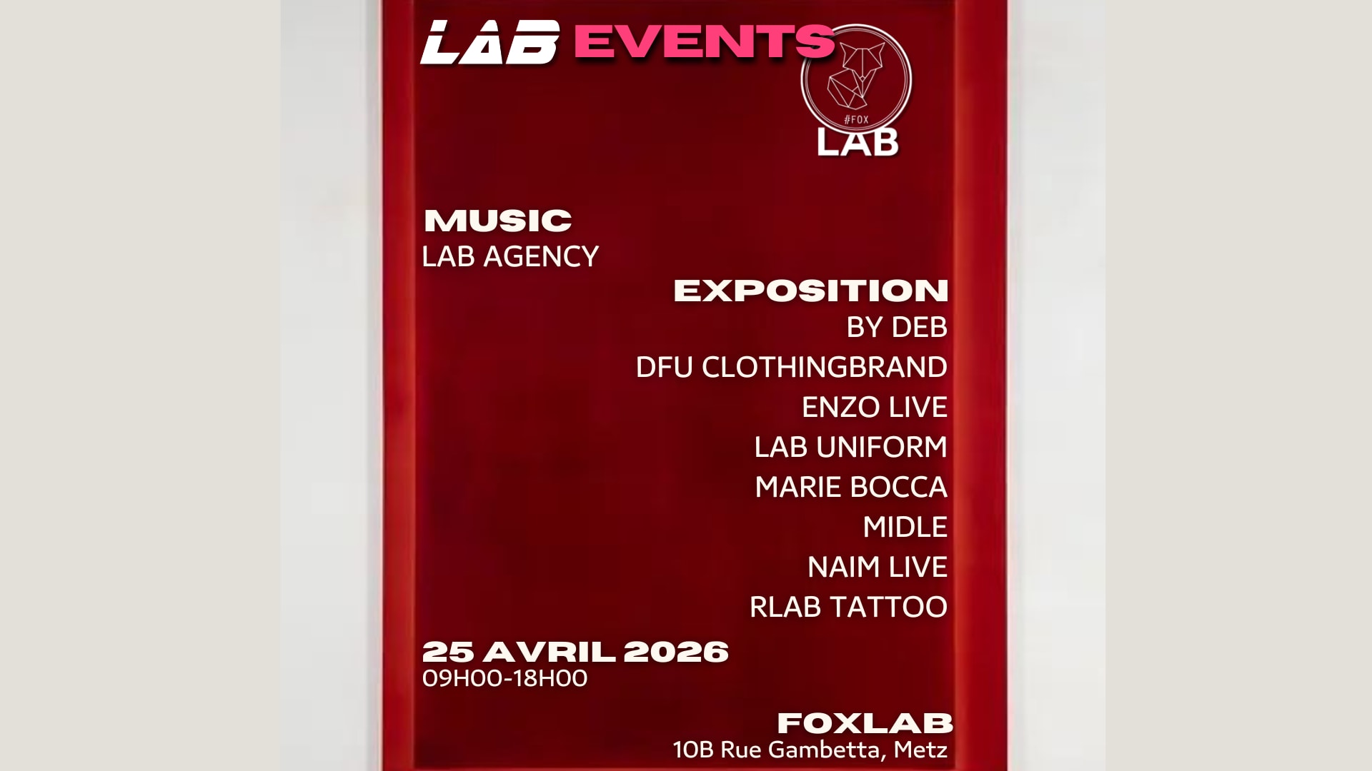 Act I / Foxlab/ Lab Agency + Expositions Art Cover