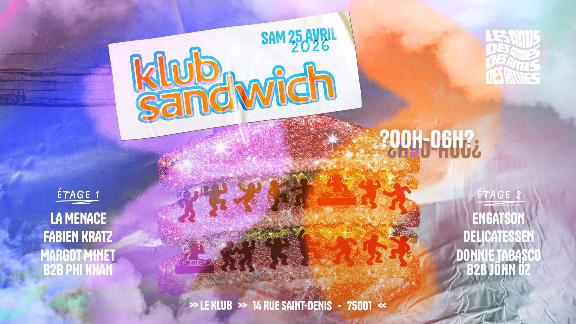 Le Klub Sandwich Des Amis Des Amies Des Amies Des Amis Cover