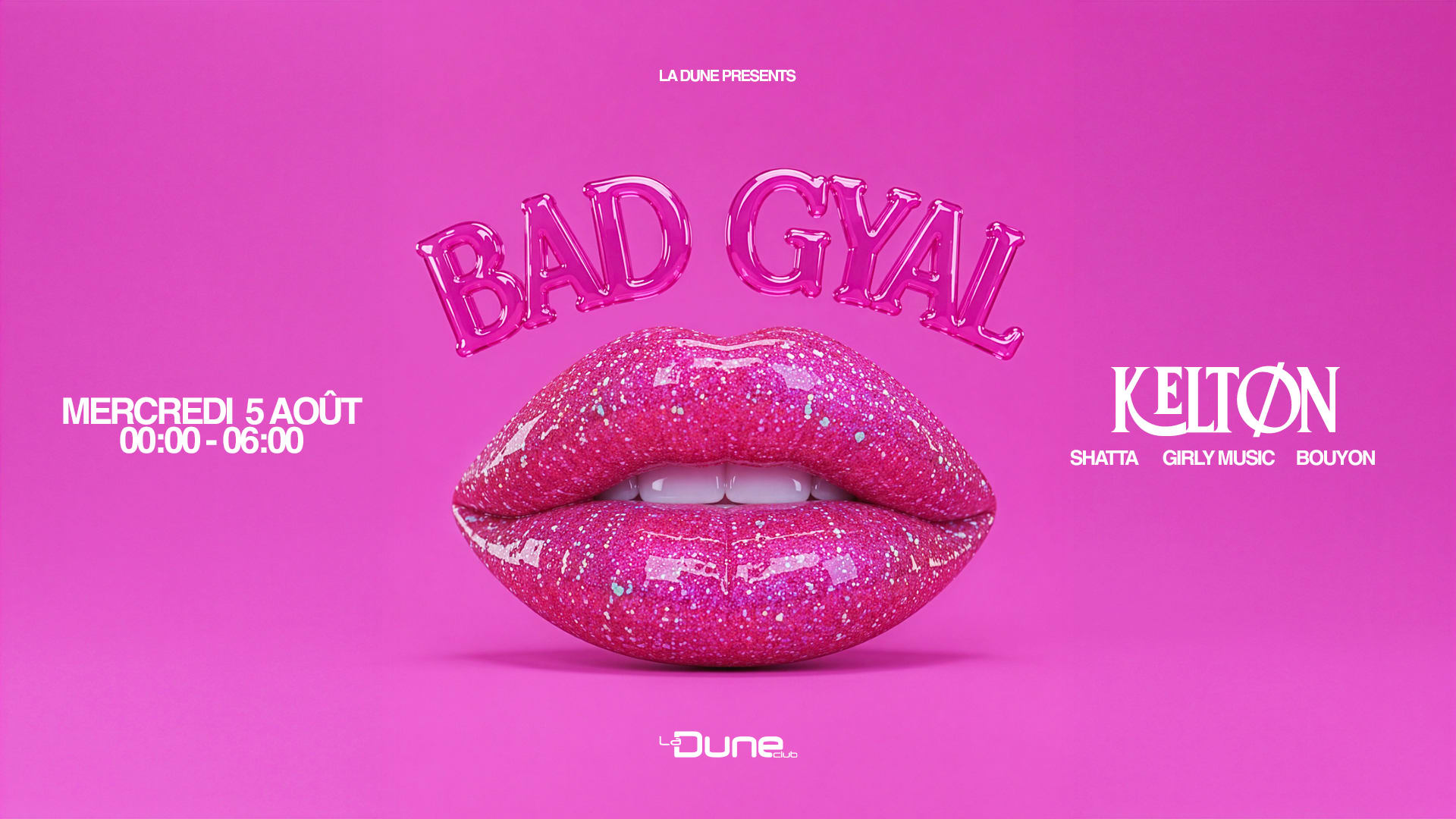 Bad Gyal - Mercredi 05 Aout Cover