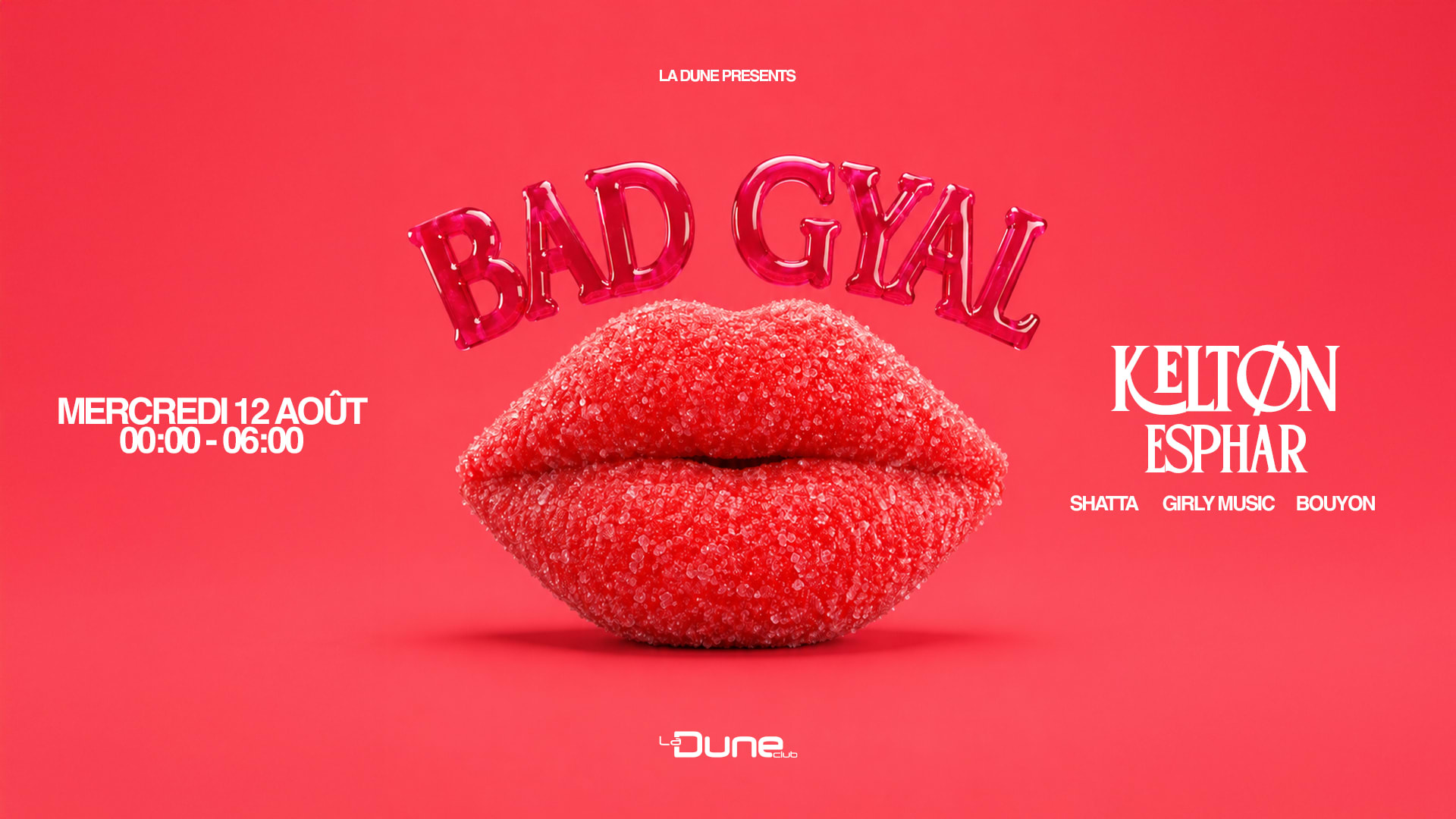 Bad Gyal - Mercredi 12 Aout Cover