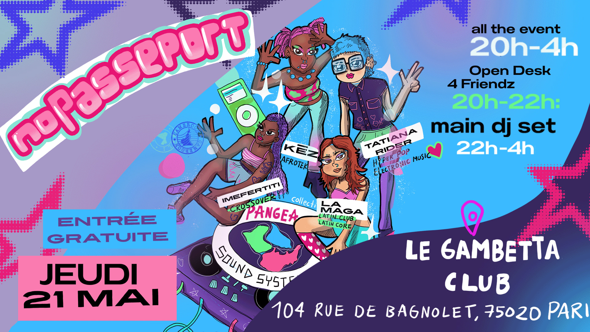 No Passeport Cover