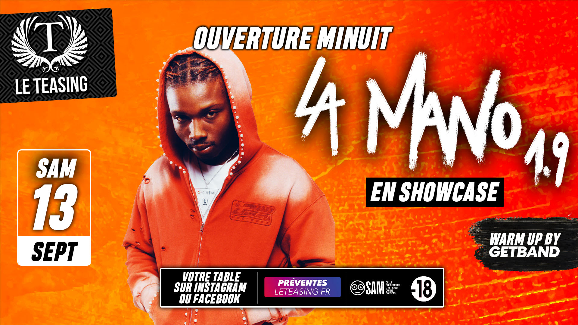 La Mano 1.9 X Le Teasing Club (Besançon) Cover
