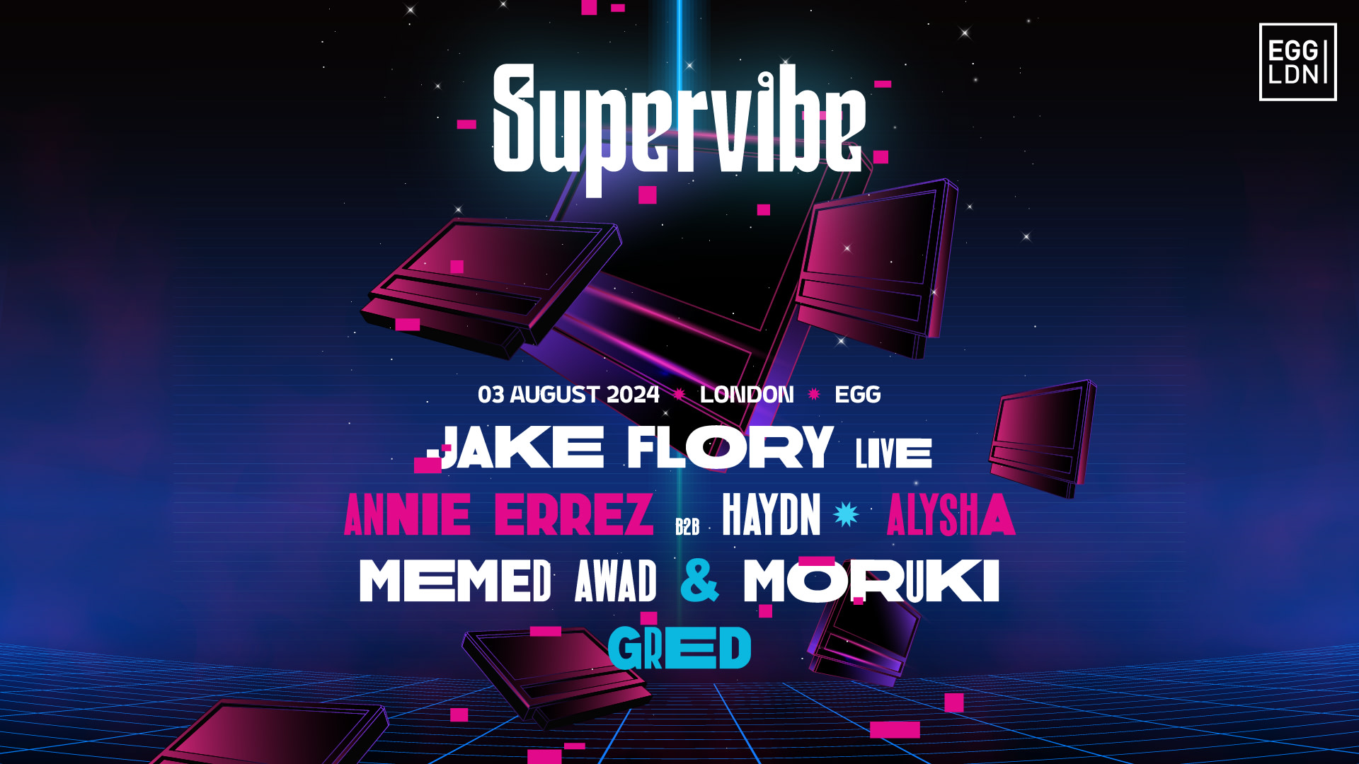 Supervibe Presents Jake Flory Live, Annie Errez And More Cover
