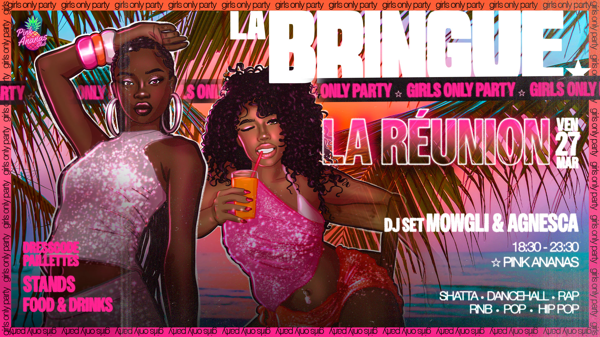 La Bringue Girls Only - La Réunion - Glitter Party Cover