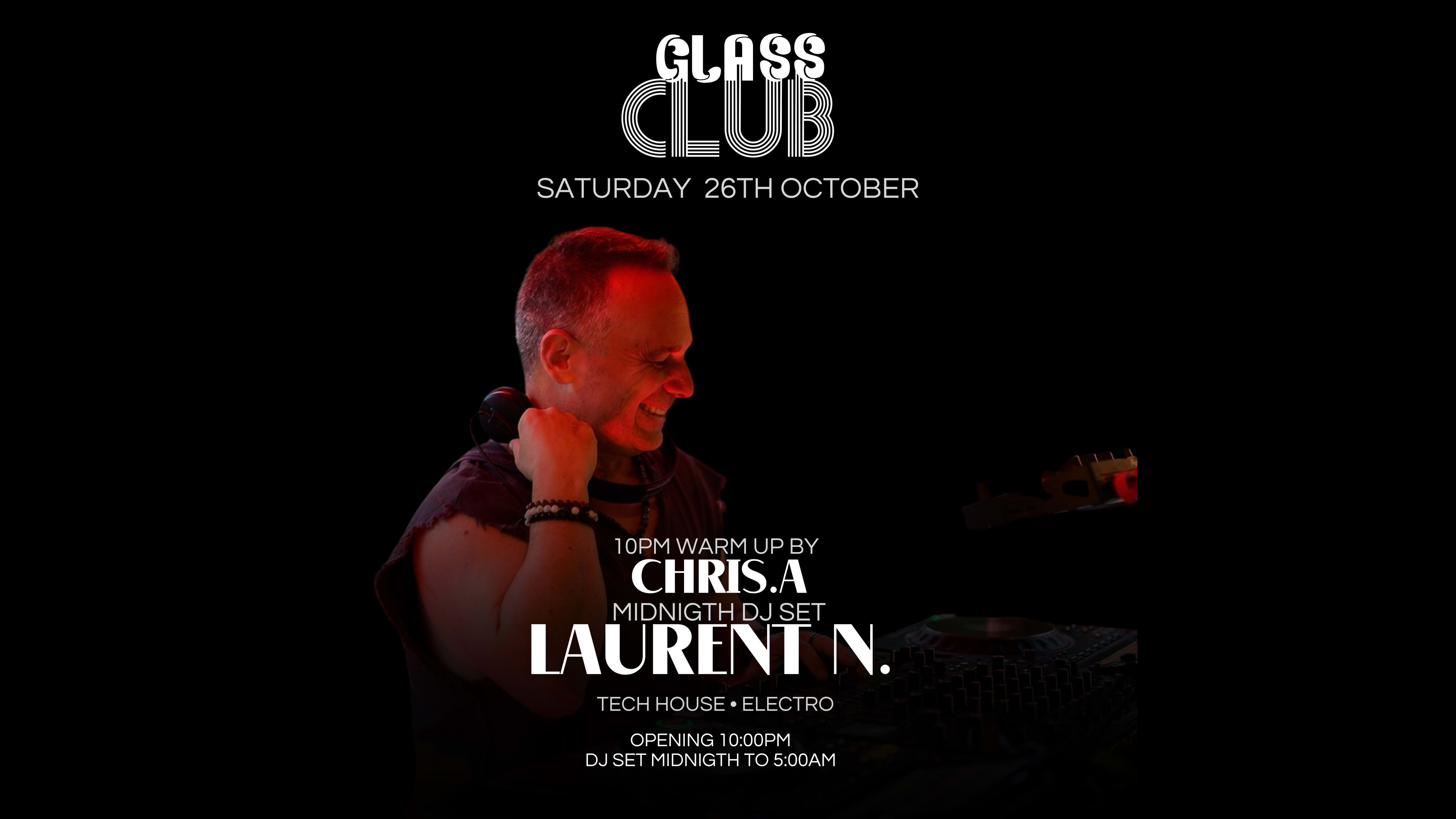 Saturday 26th October • Laurent N. • Warm Up By Chris A. Cover