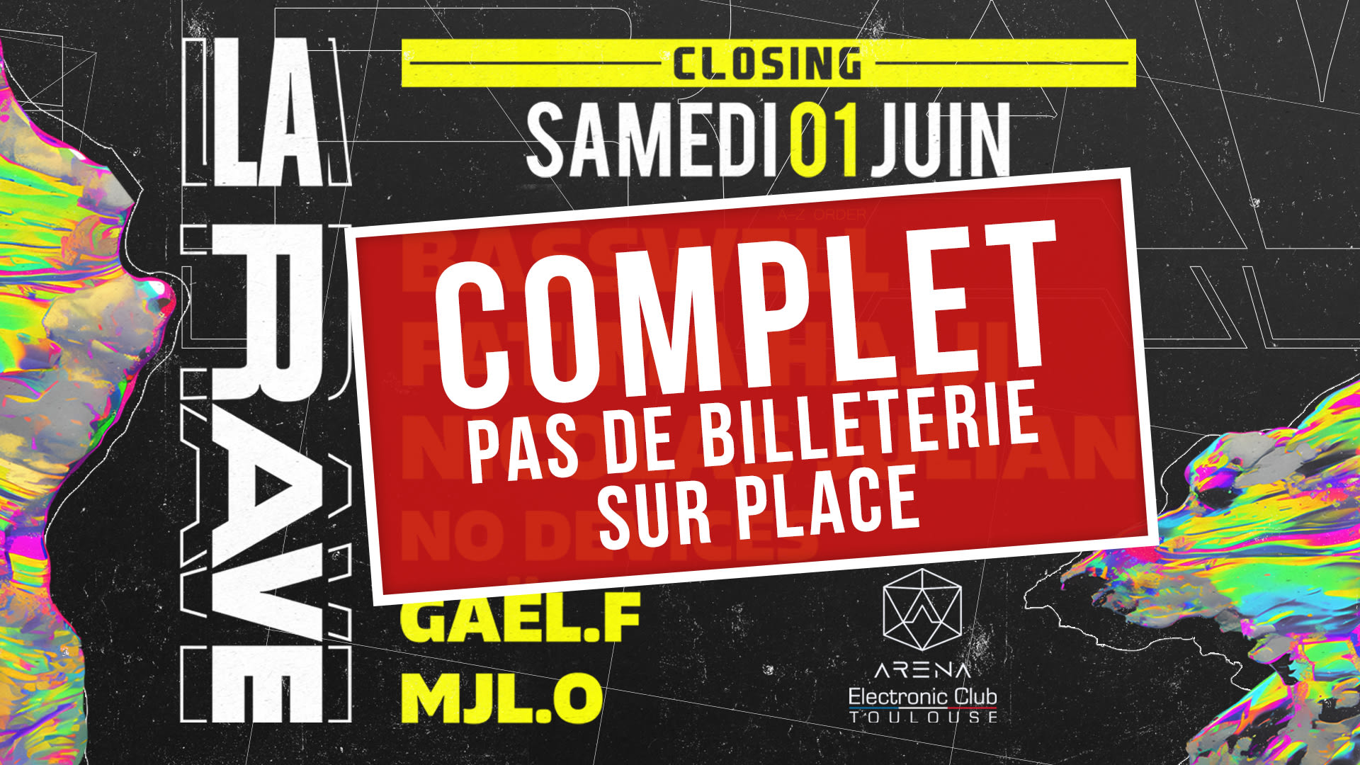 Complet - [Closing] La Rave / Basswell, Fatima Hajji... Cover