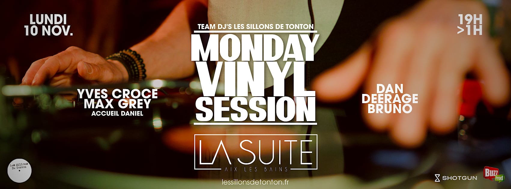 Monday Vinyl Session - La Suite Aix Les Bains Cover