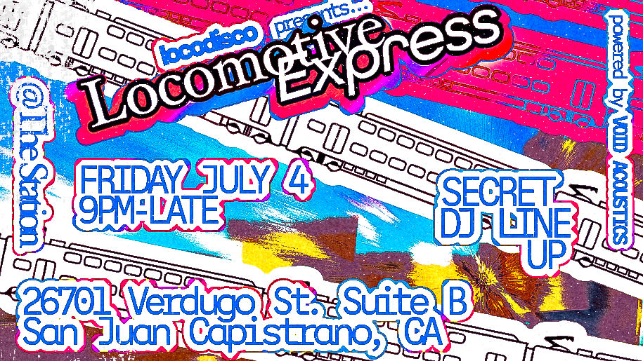Loco Disco Presents Locomotive Express (Train Rave) V5 Cover