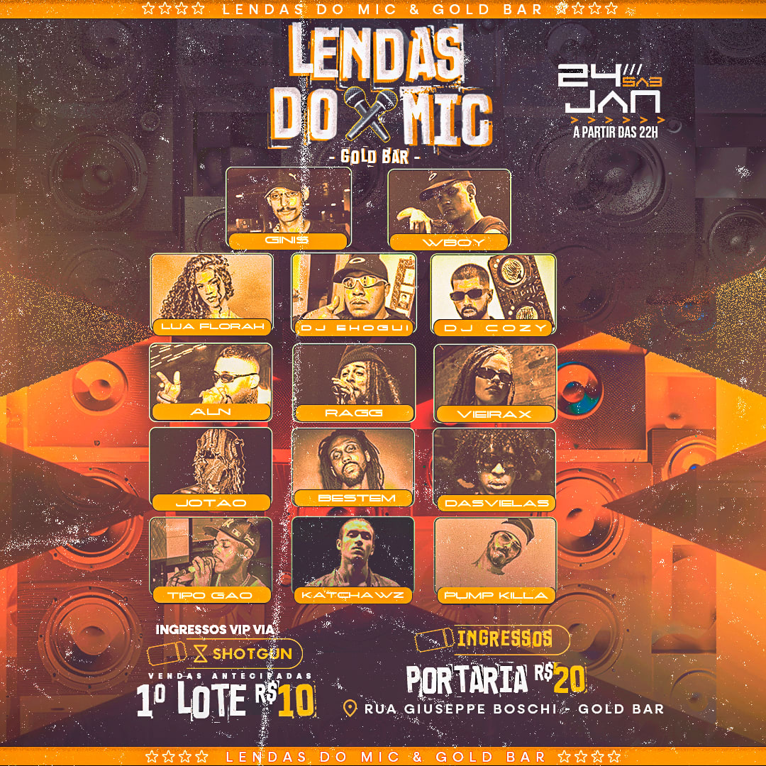 Lendas Do Mic - Gold Bar Cover