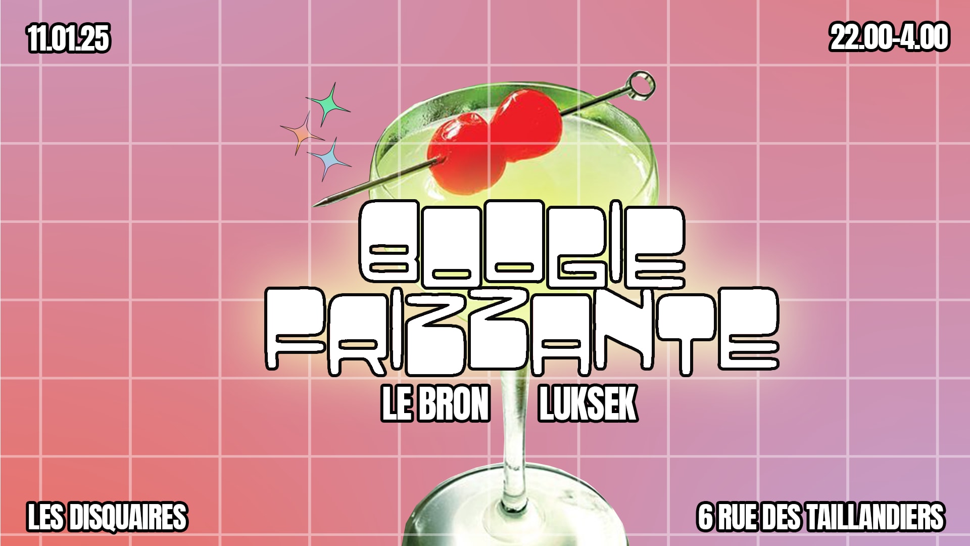 Boogie Frizzante X Les Disquaires Cover