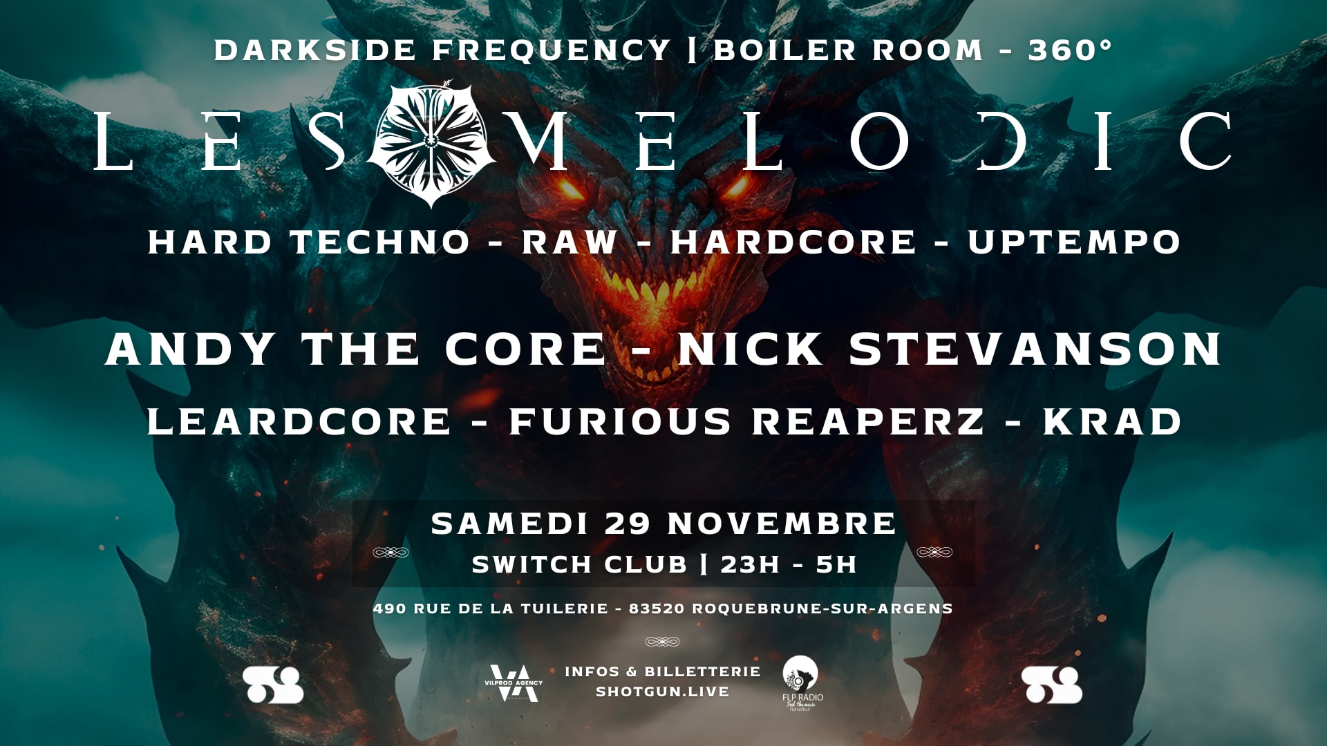 Andy The Core & Nick Stevanson - Hard Music @ Switch Club Cover