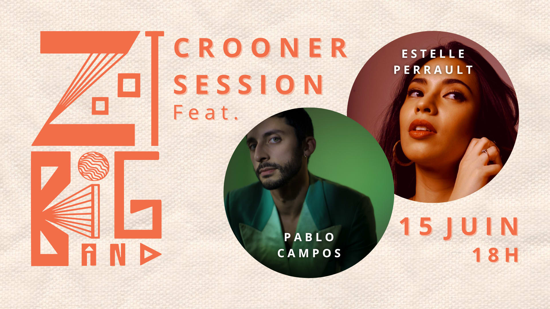 Zoot Big Band W/Pablo Campos & Estelle Perrault I 15.06.25 Cover