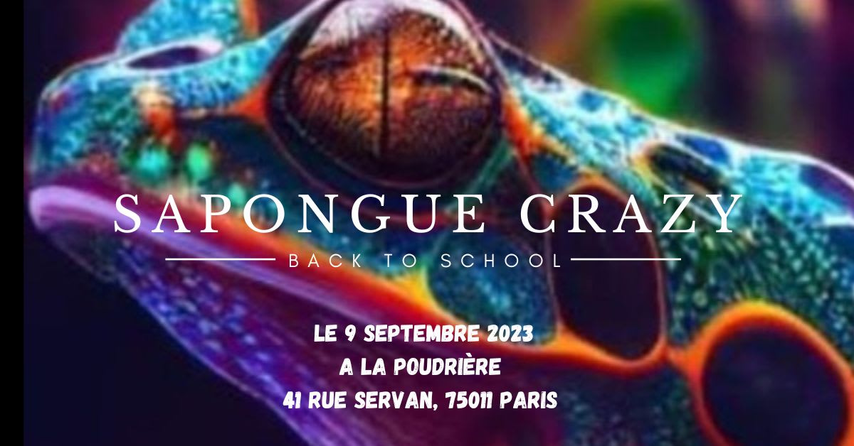 Sapongue Crazy "Back To School" Cover