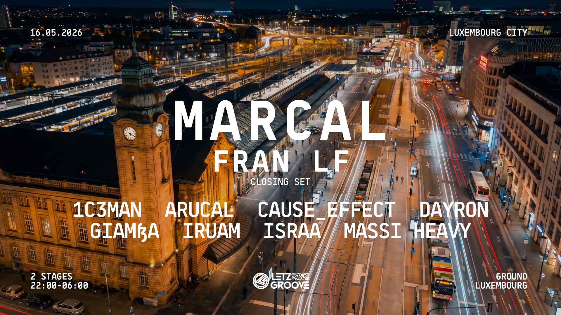 Letz Groove Presents Marcal Cover
