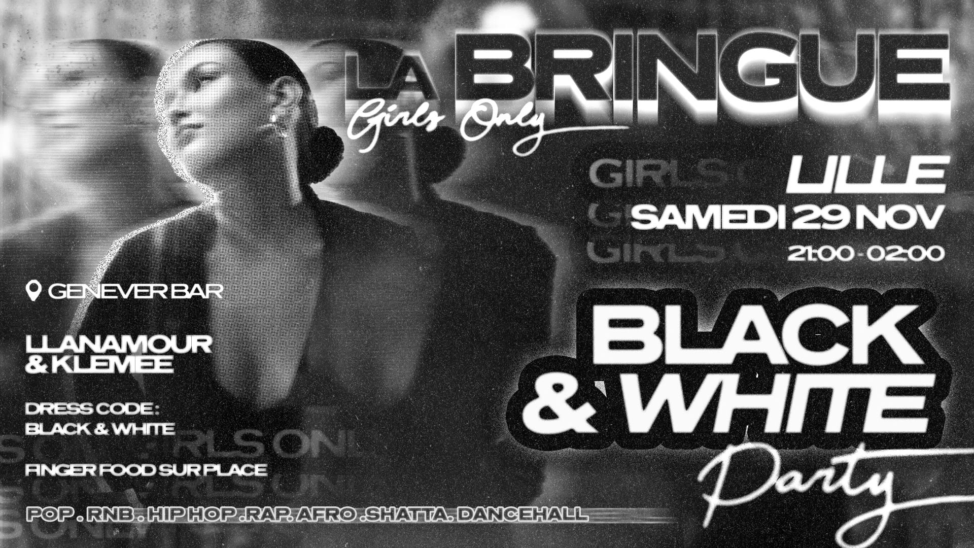 La Bringue - Lille - Black & White Cover