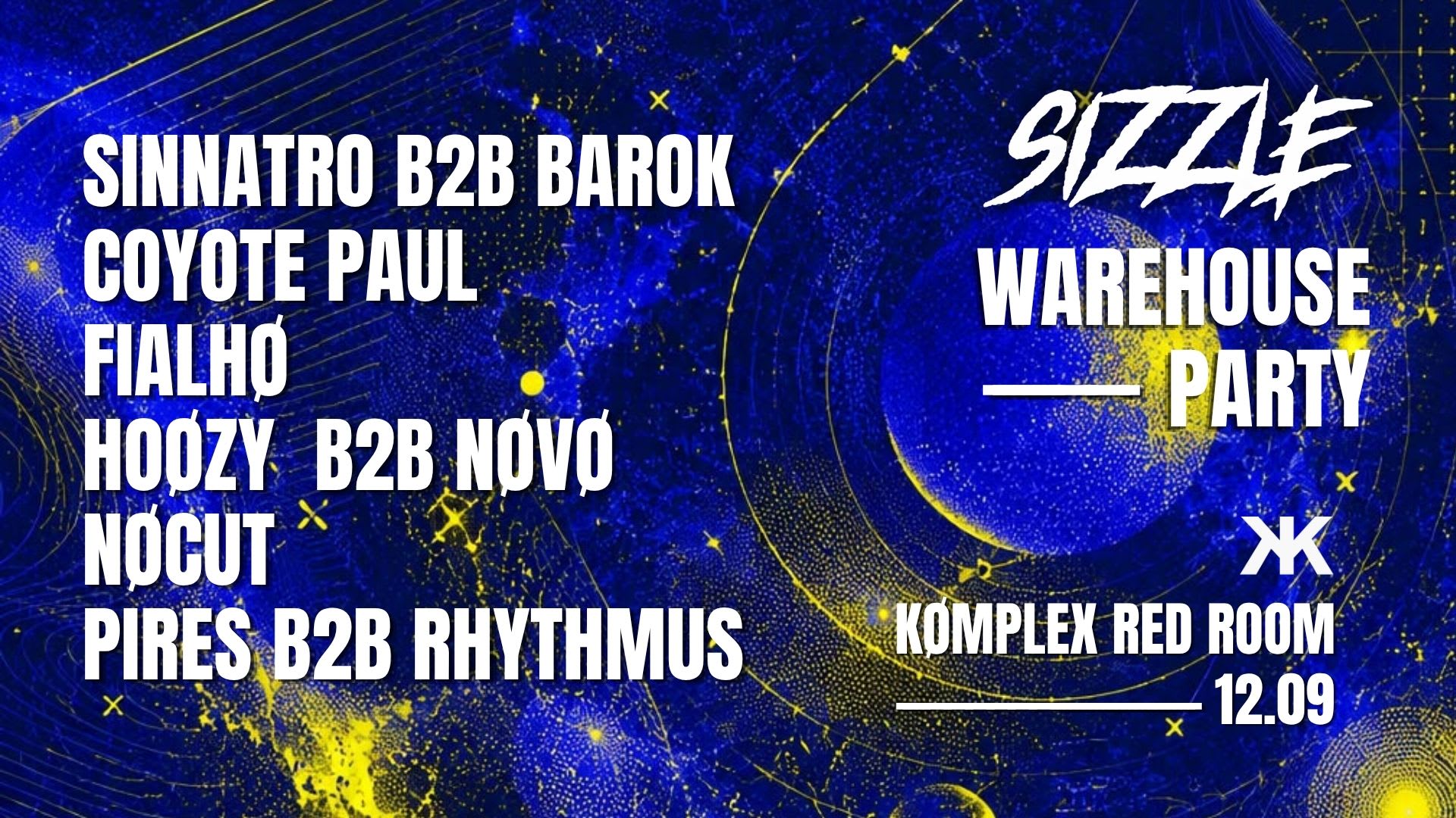 Sizzle Warehouse Party 2.0 Cover