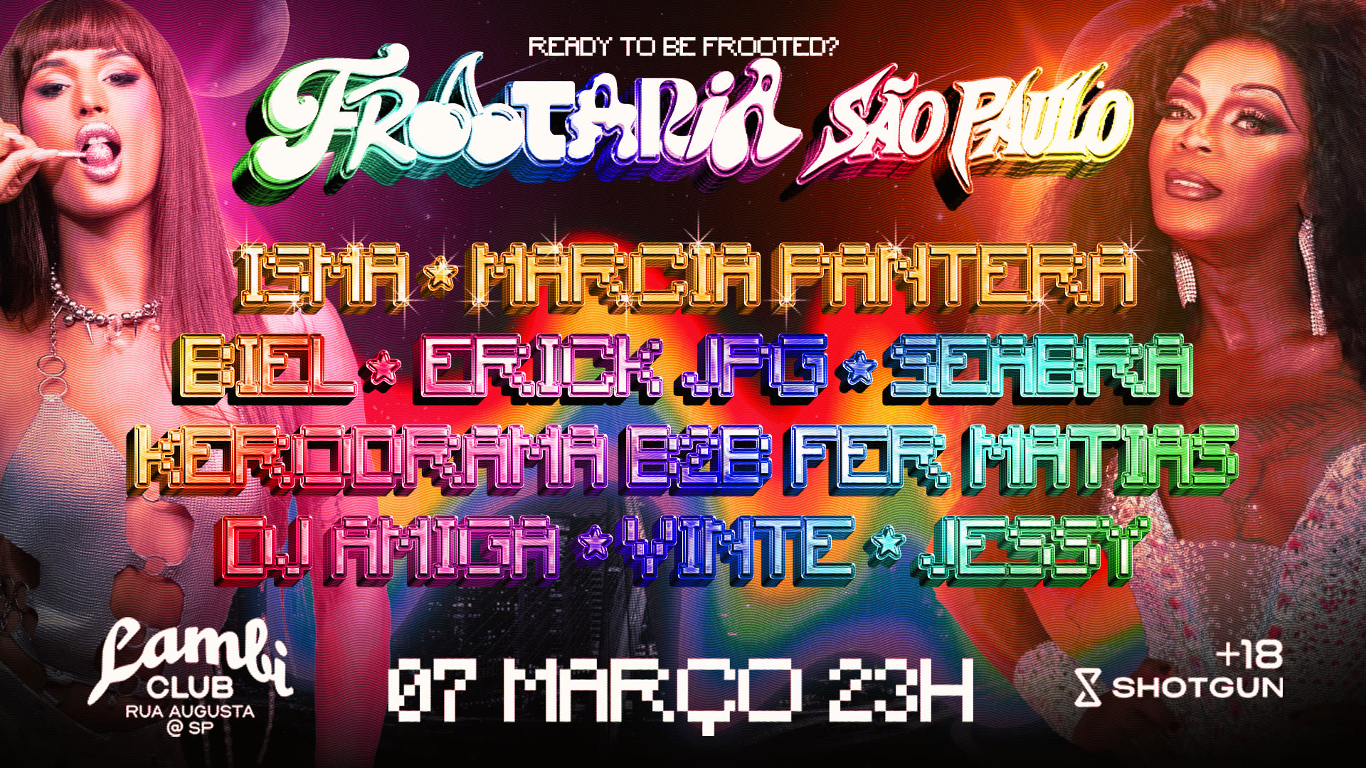 Frootaria: São Paulo Debut Com Isma E Marcia Pantera Cover