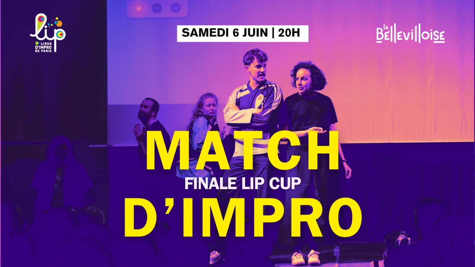 Match D’Impro – Lip Vs Lip | Grande Finale 06.06.26 Cover