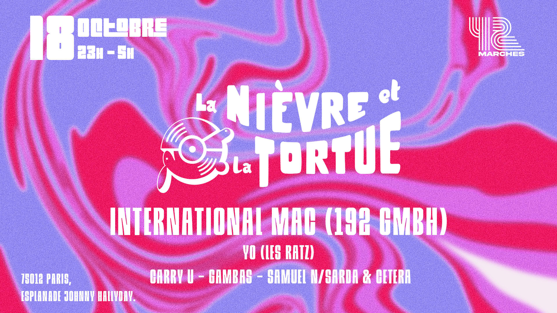 La Nièvre Et La Tortue Invite International Mac Cover