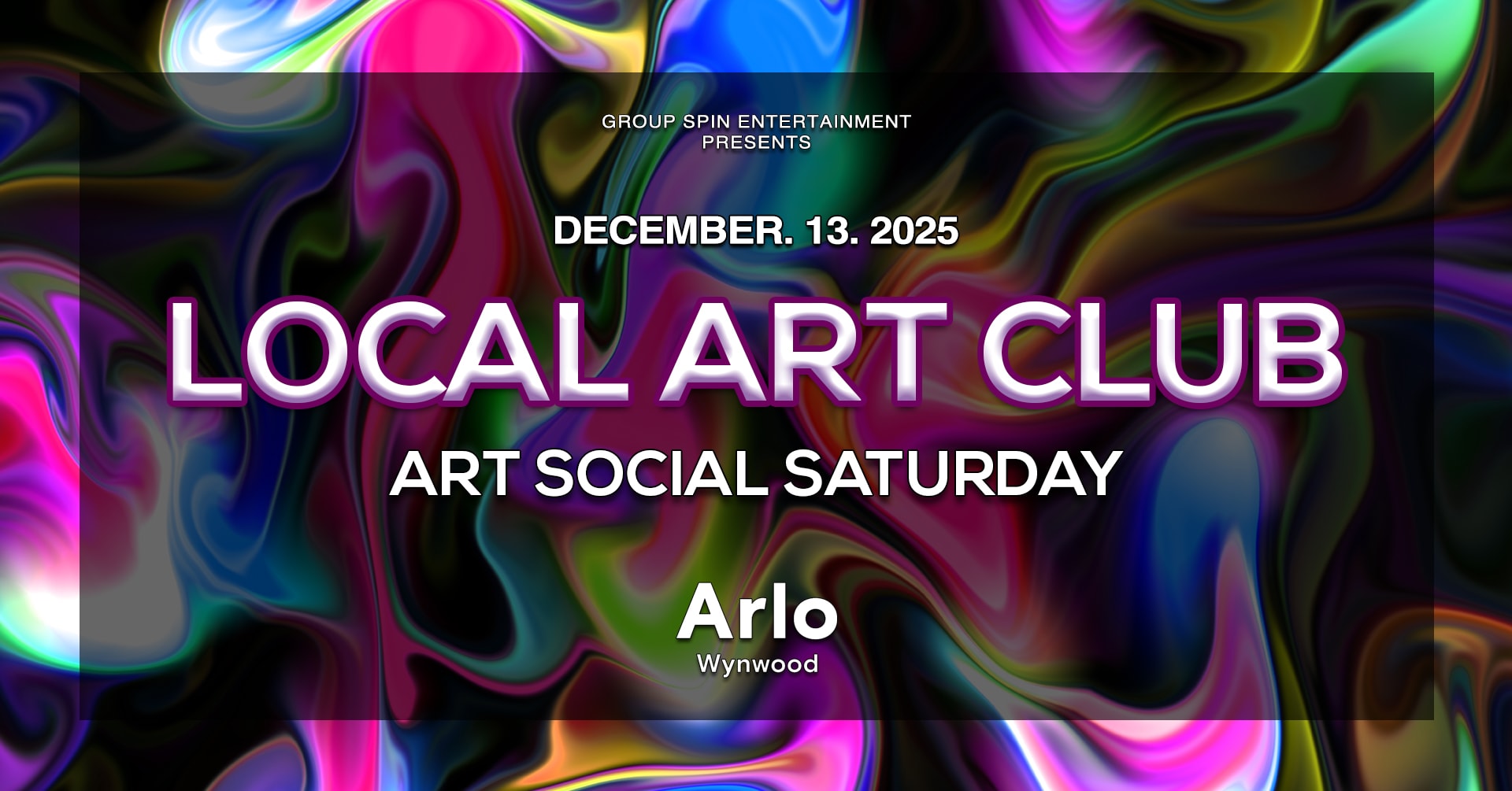 Local Art Club | Art Social Saturday (December 2025) Cover
