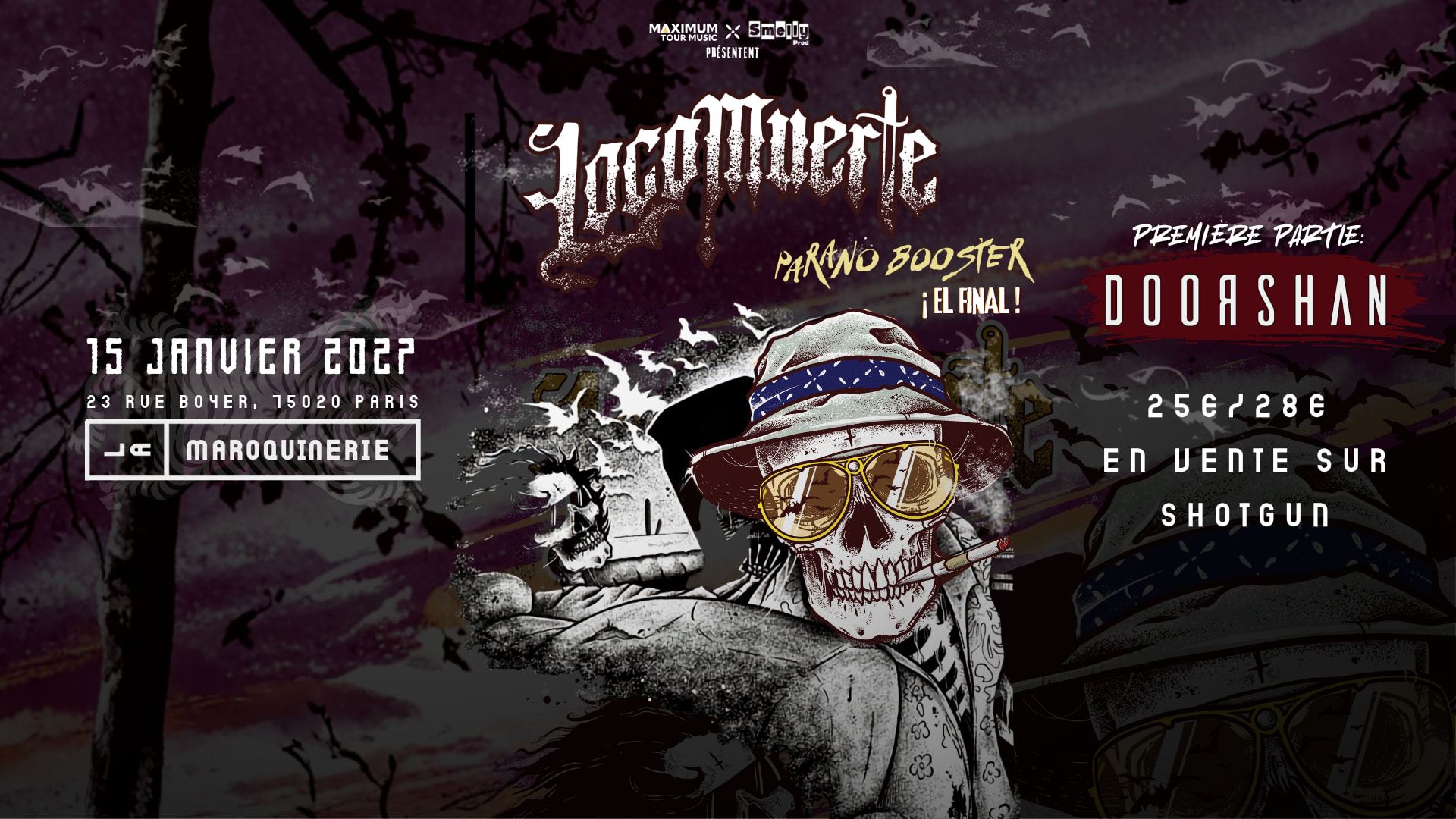 Locomuerte + Doorshan - La Maroquinerie Cover