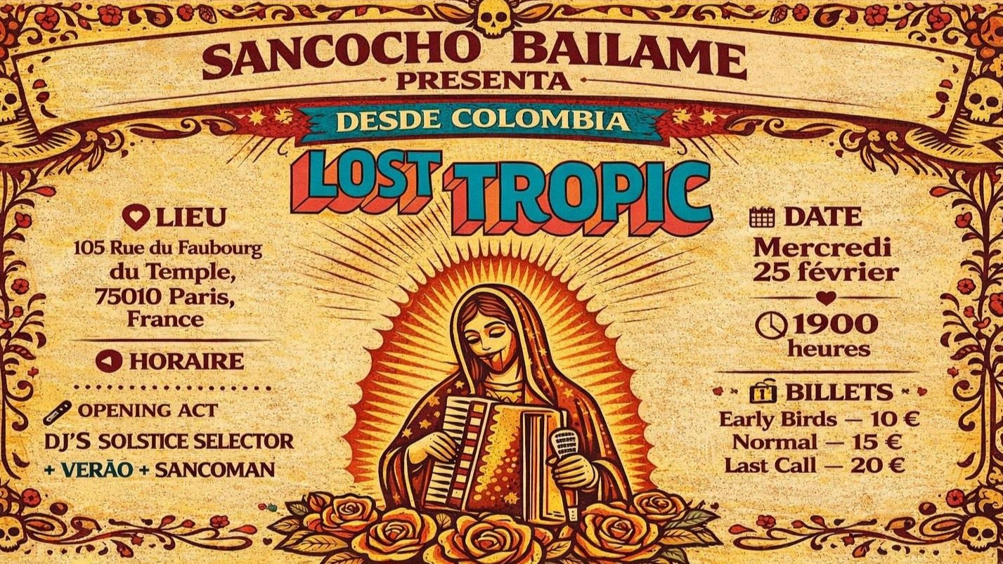 Lost Tropic @La Java Cover