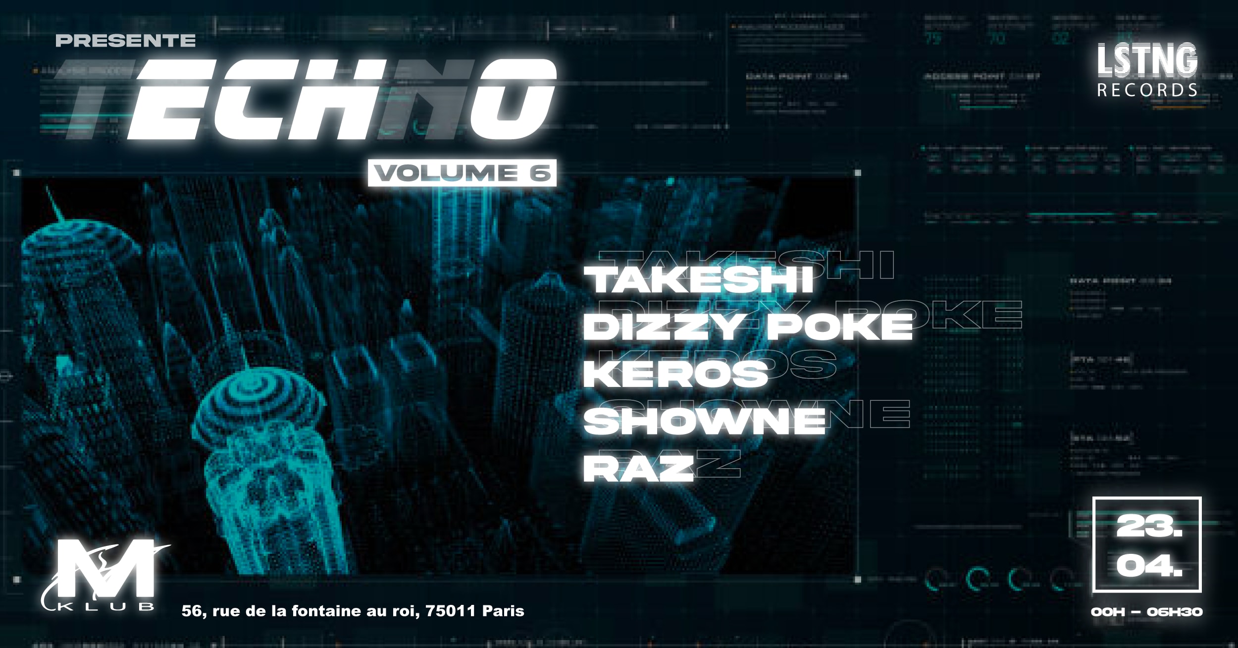 Echo Vol.6 : Takeshi, Dizzy Poke, Keros, Showne, Raz Cover