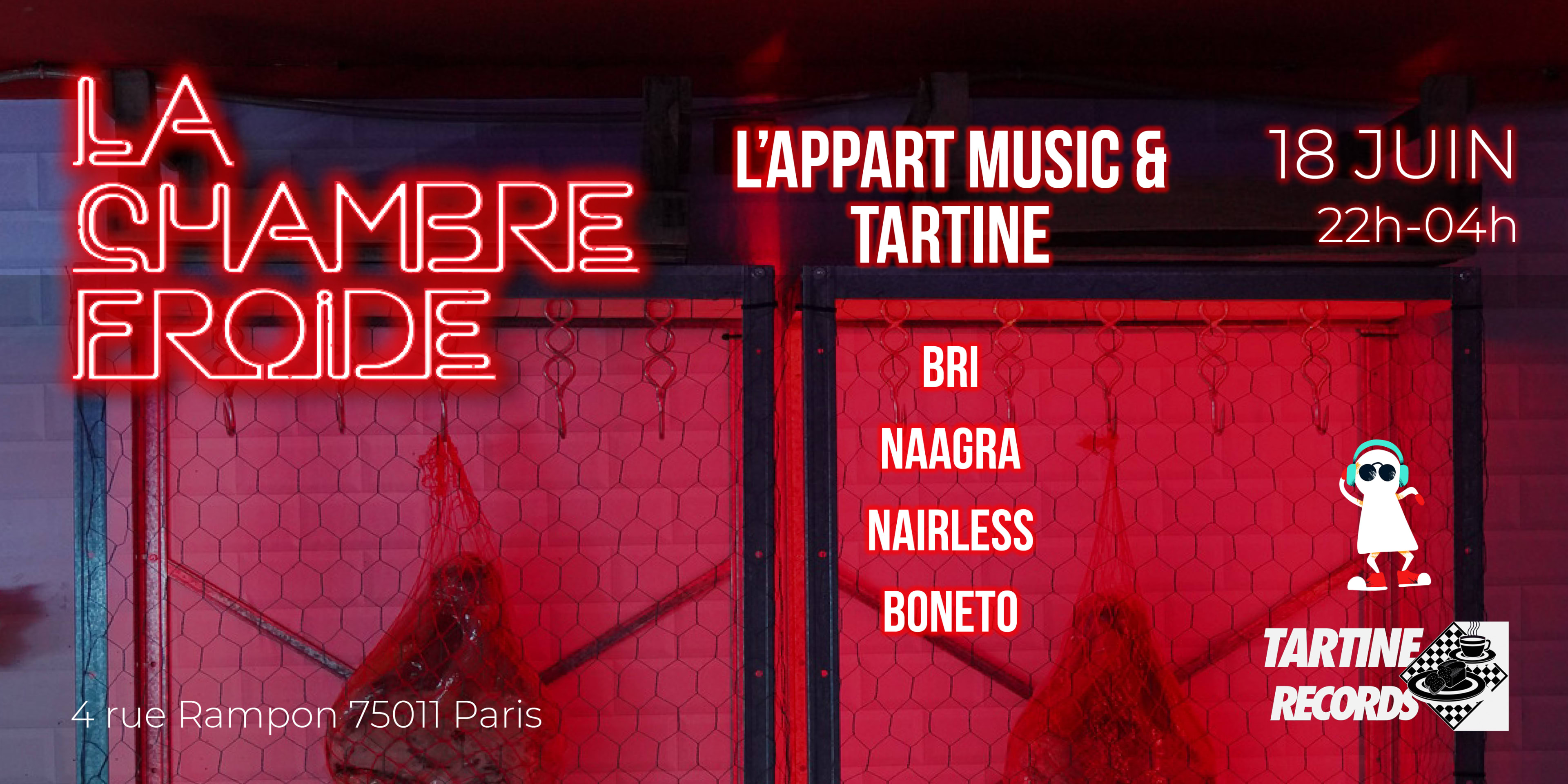 La Chambre Froide W/ L'appart Music  Cover