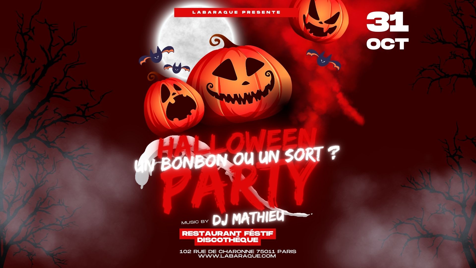 Halloween Party @ La Baraque Cover