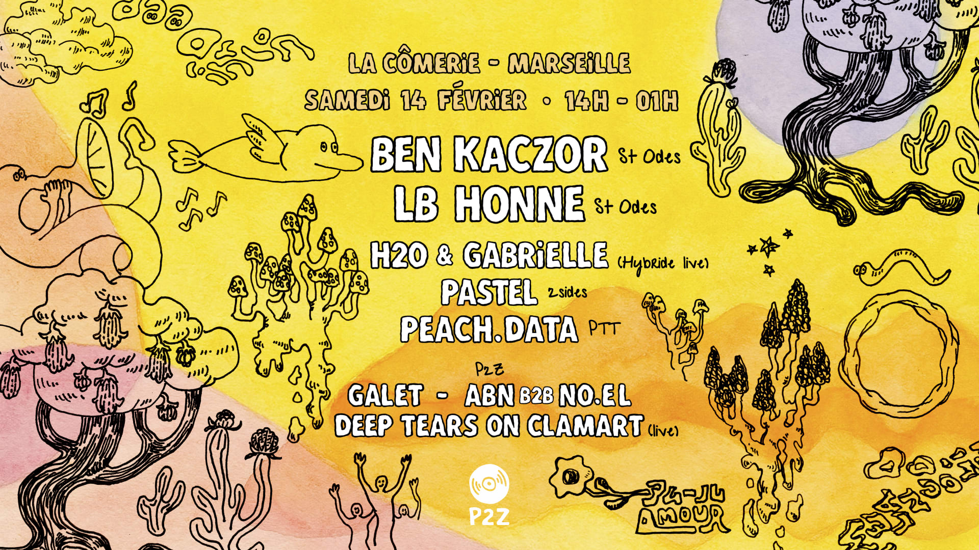 Lb Honne, Ben Kaczor, Pastel,H20&Gabrielle, Peach.Data, Dtoc Cover