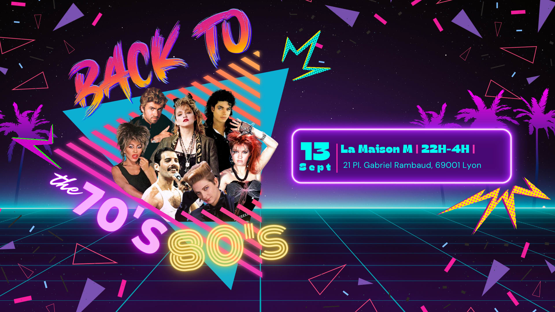 Back To 70's/80's Revient À La Maison M Pour La Rentrée Cover