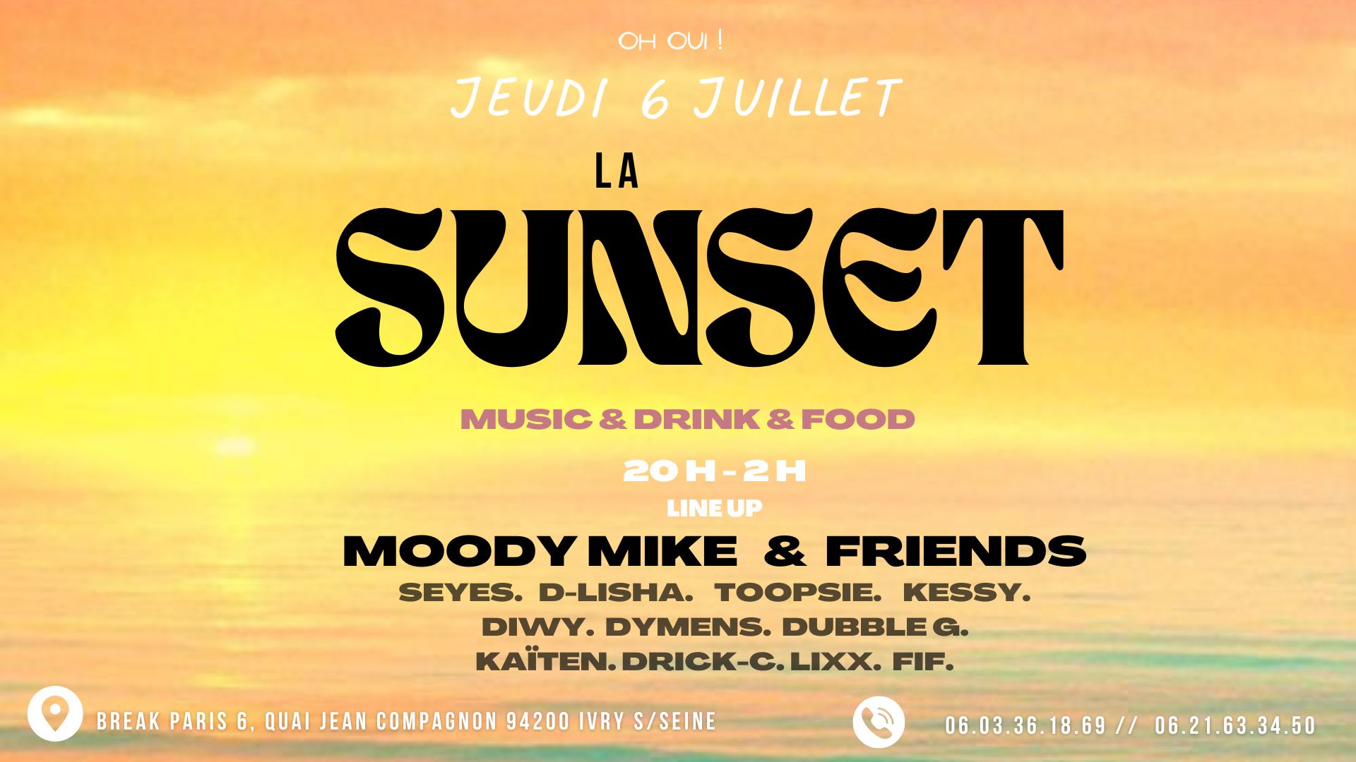 La Sunset //  Moody Mike & Friends Cover