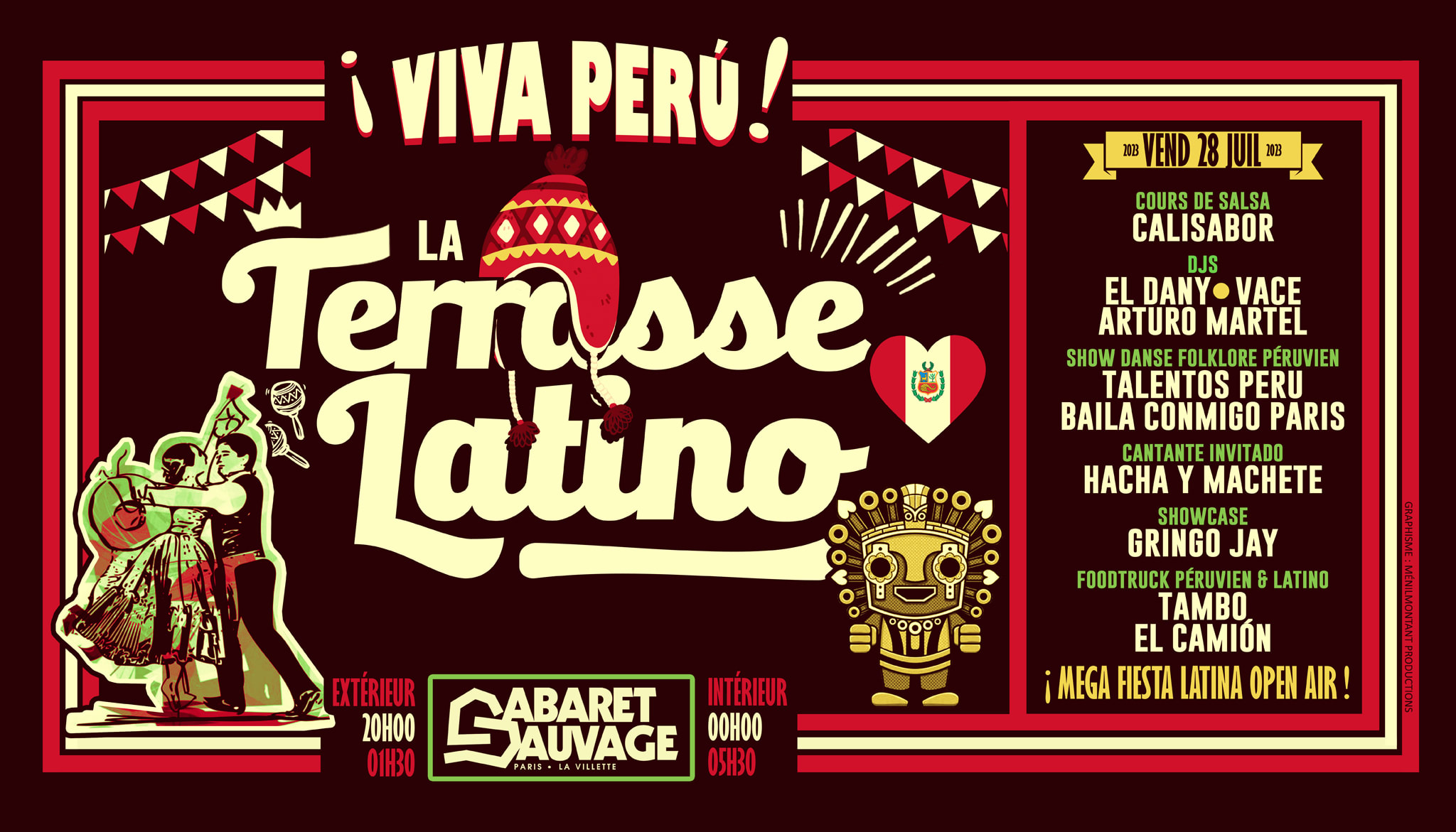 La Terrasse Latino : Édition Spéciale ¡ Viva Perú Cover