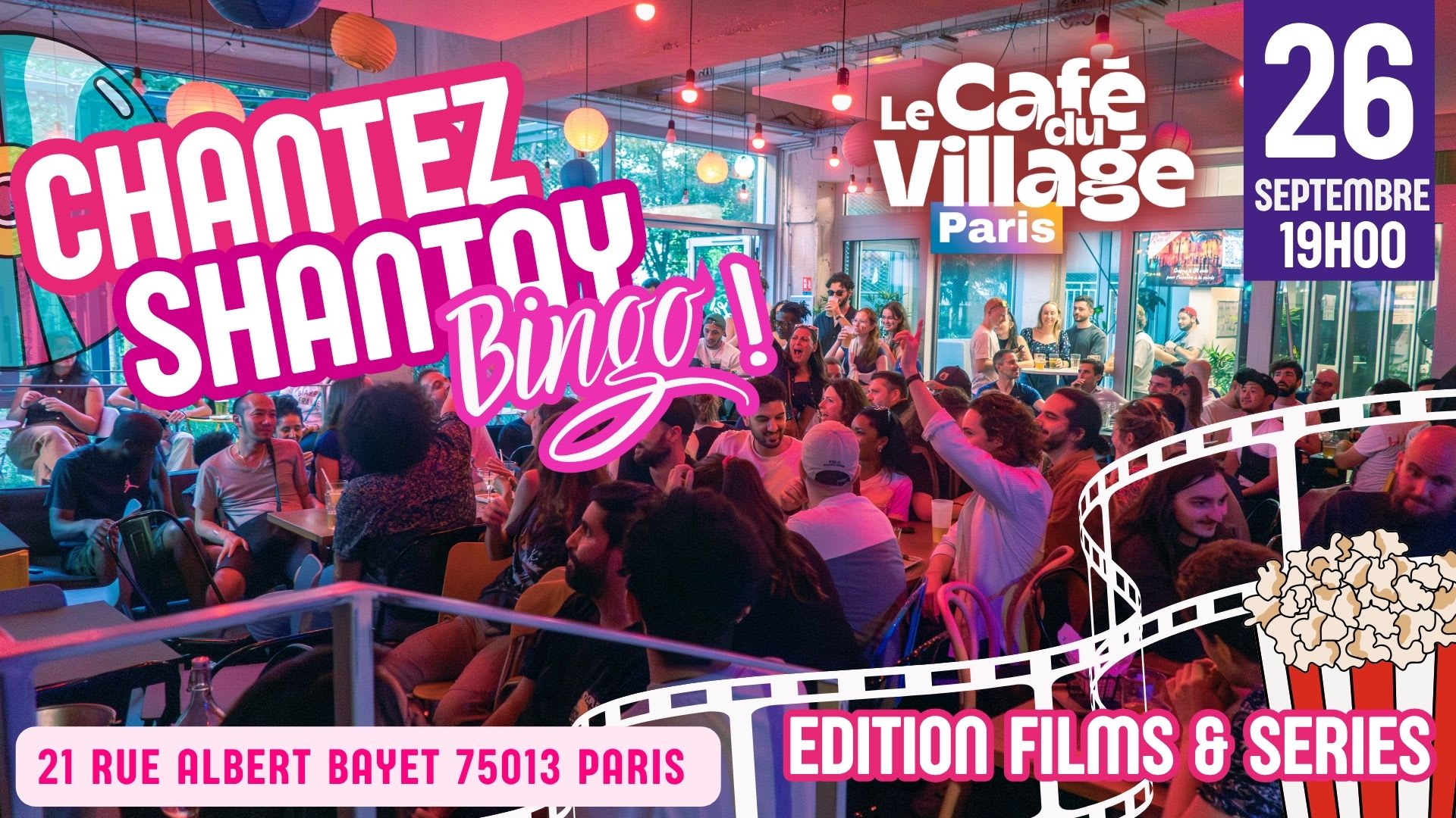 Chantez,Shantay, Bingo Musical " Edition Films Et Series " Cover