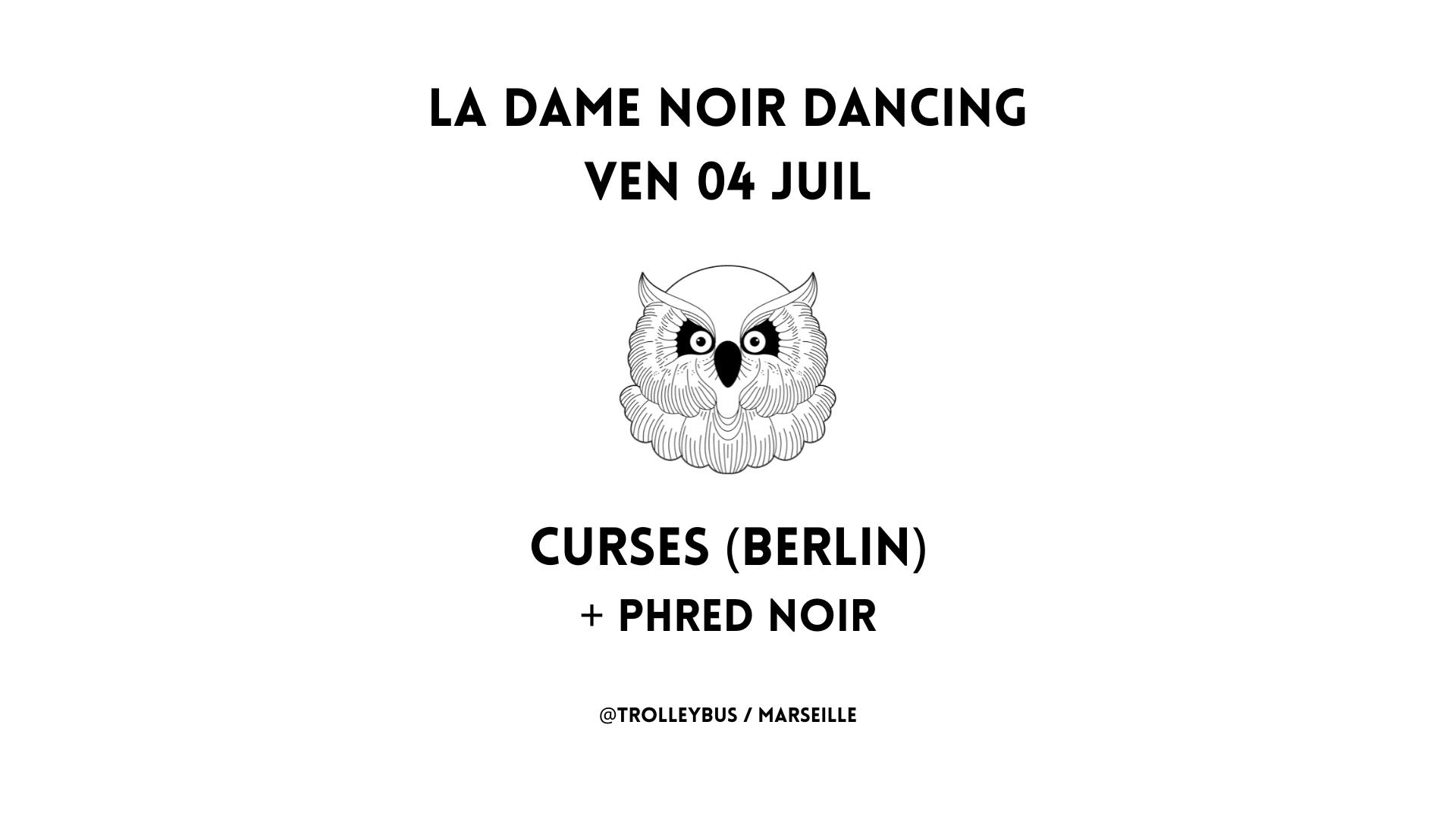 Curses (Berlin) + Phred Noir @ La Dame Noir Dancing Cover