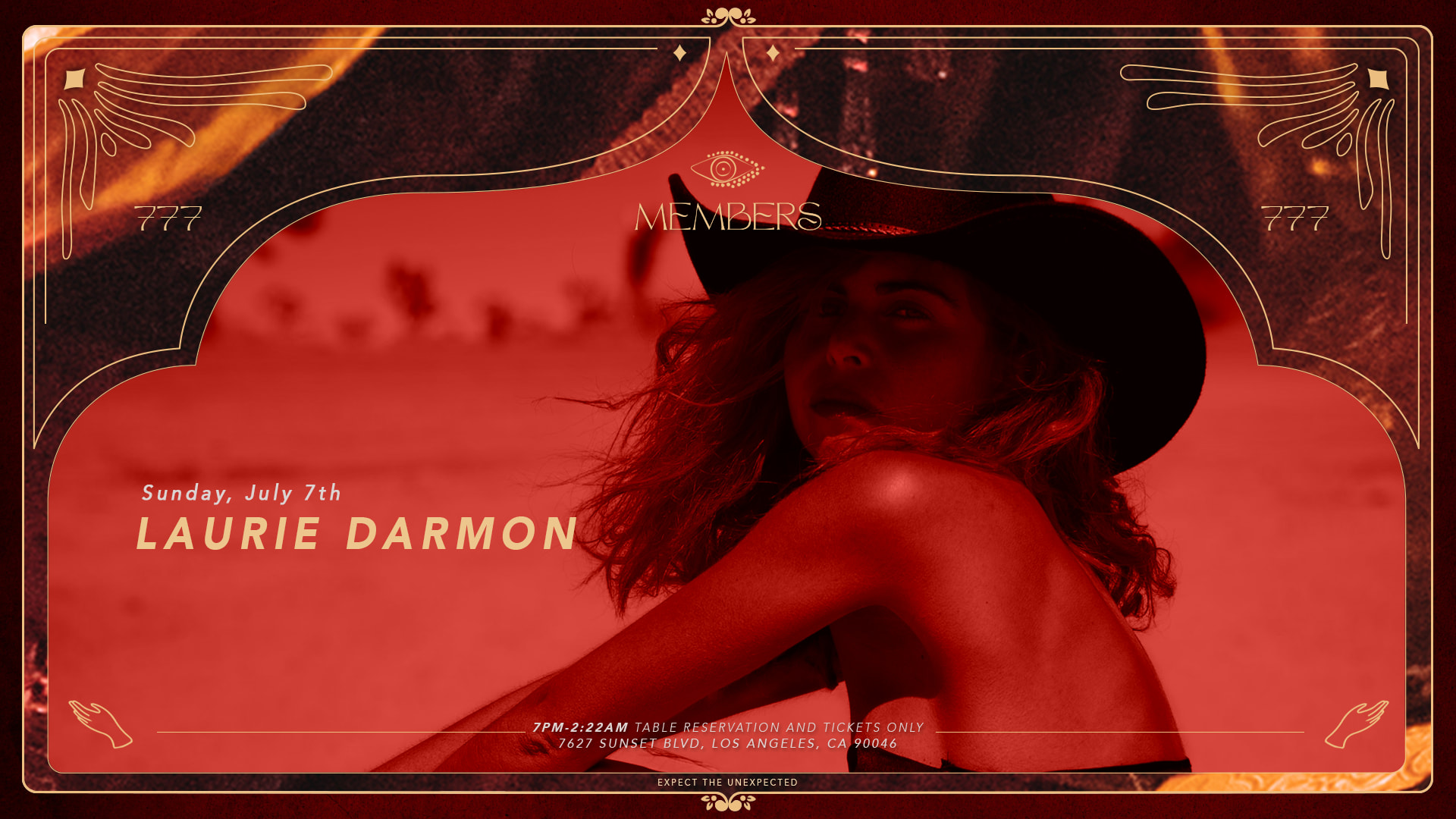 Laurie Darmon At Members Cover