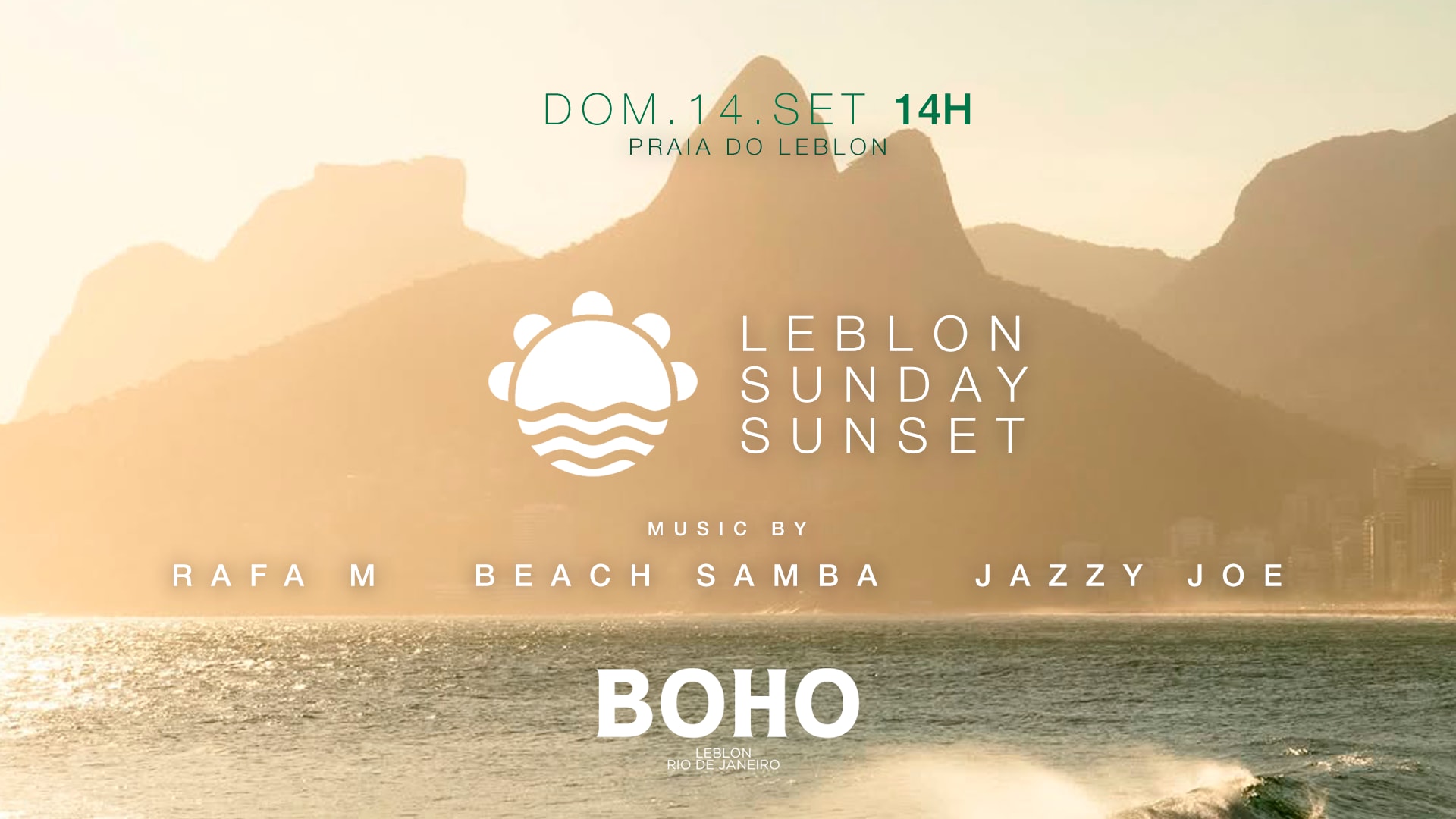 Leblon Sun.Day Sunset @ Boho Beach Club Cover