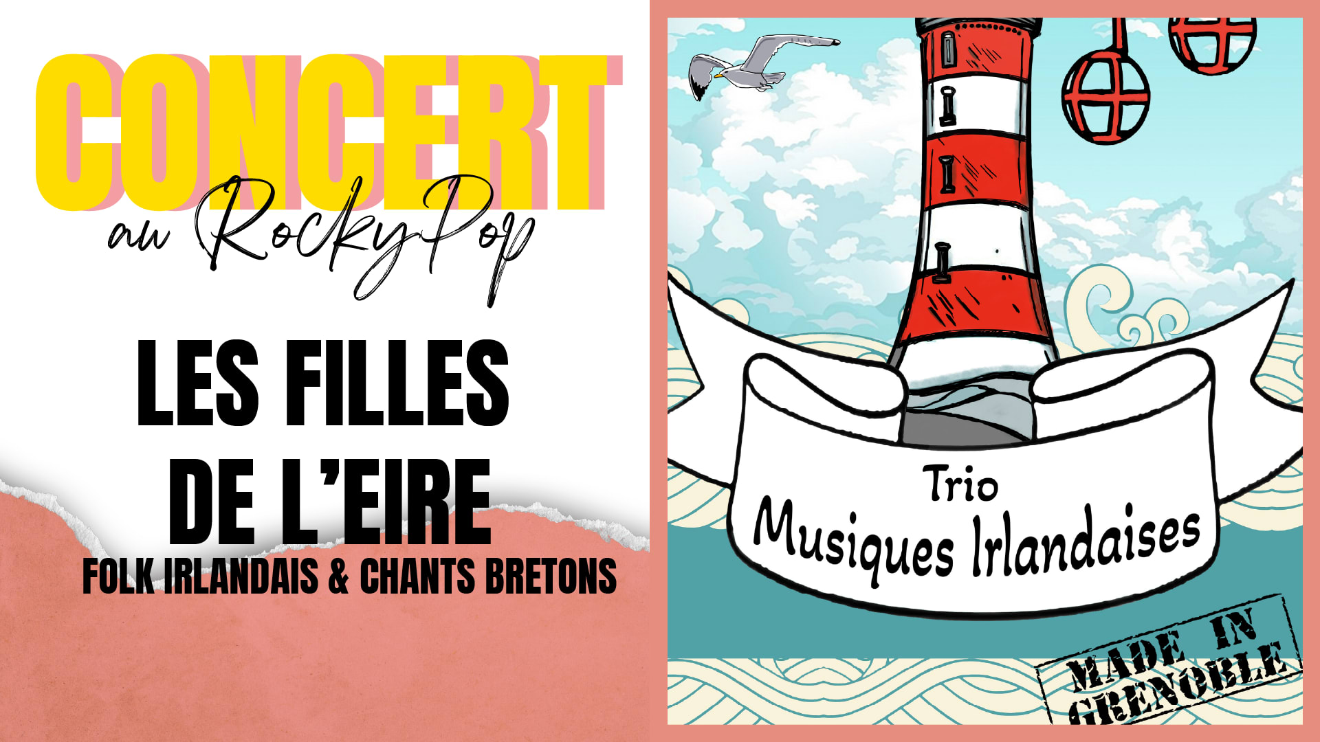 Les Filles De L'eire | St-Patrick Au Rockypop Cover