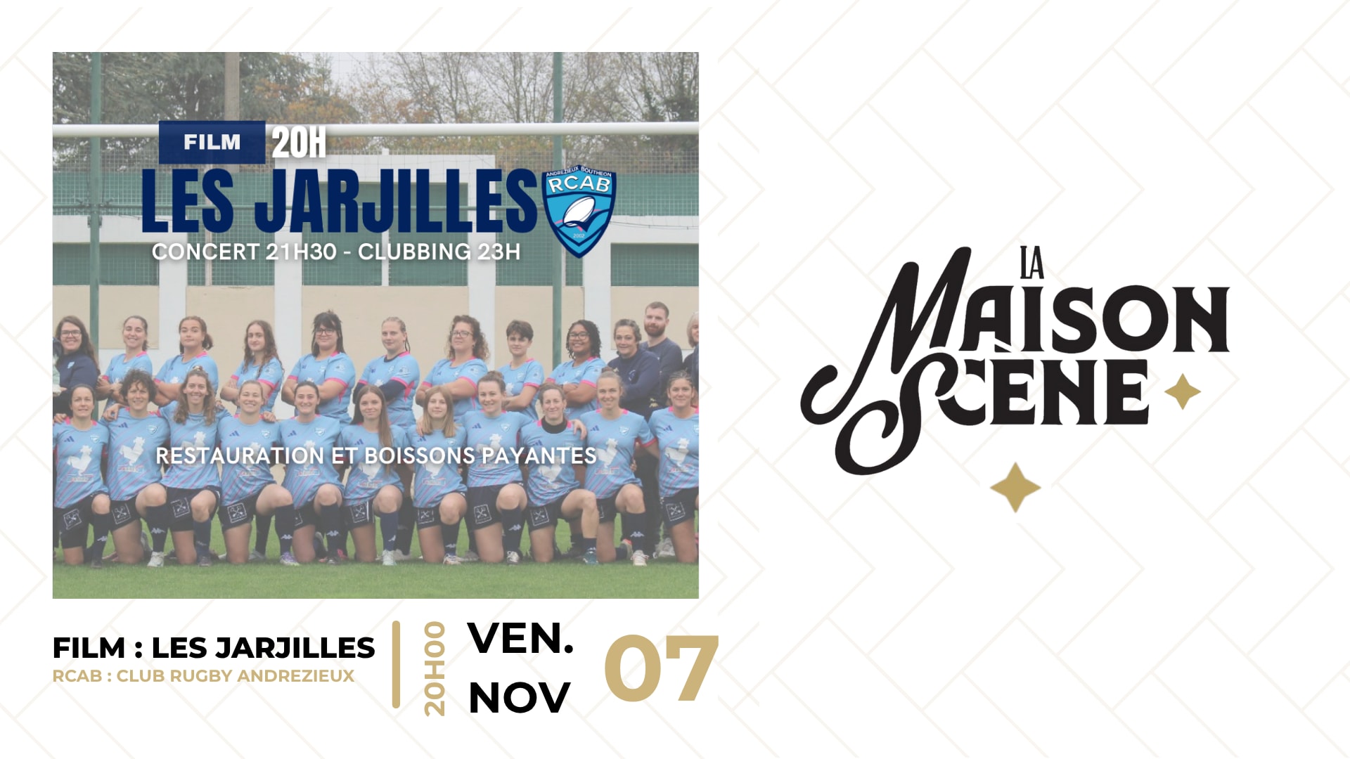 Film : Les Jarjilles - Rcab (Rugby Club Andrézieux Bouthéon) Cover