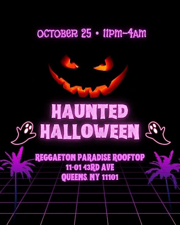 Reggaeton Paradise Halloween – Haunted Rooftop Party Cover