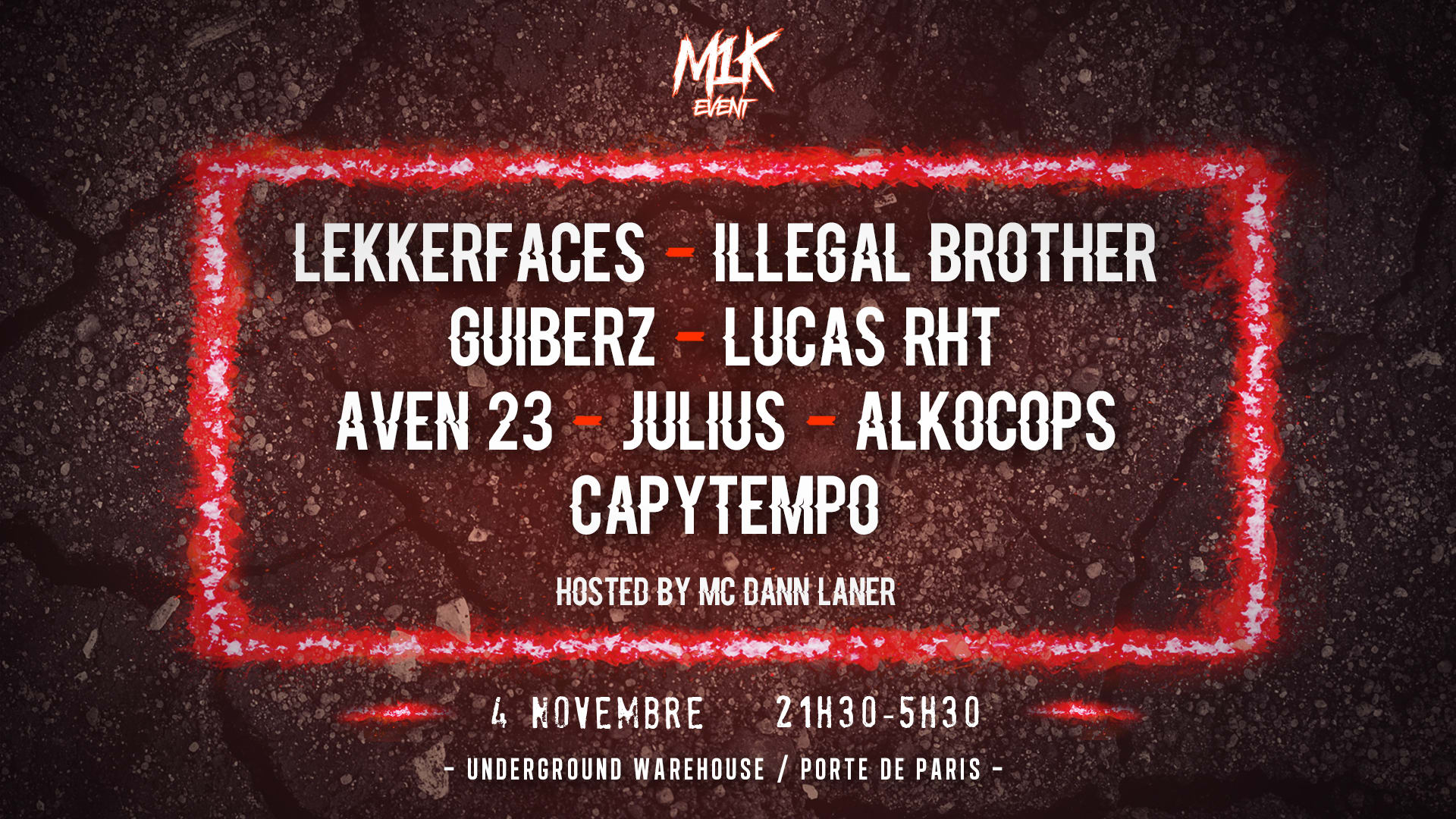 M1k Invite : Lekkerfaces & Friends Cover