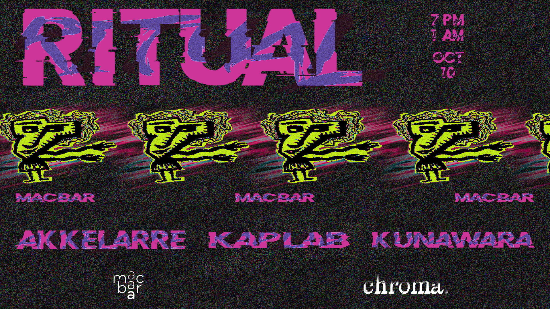 Chroma Ritual X Macbar - Le Retour Cover