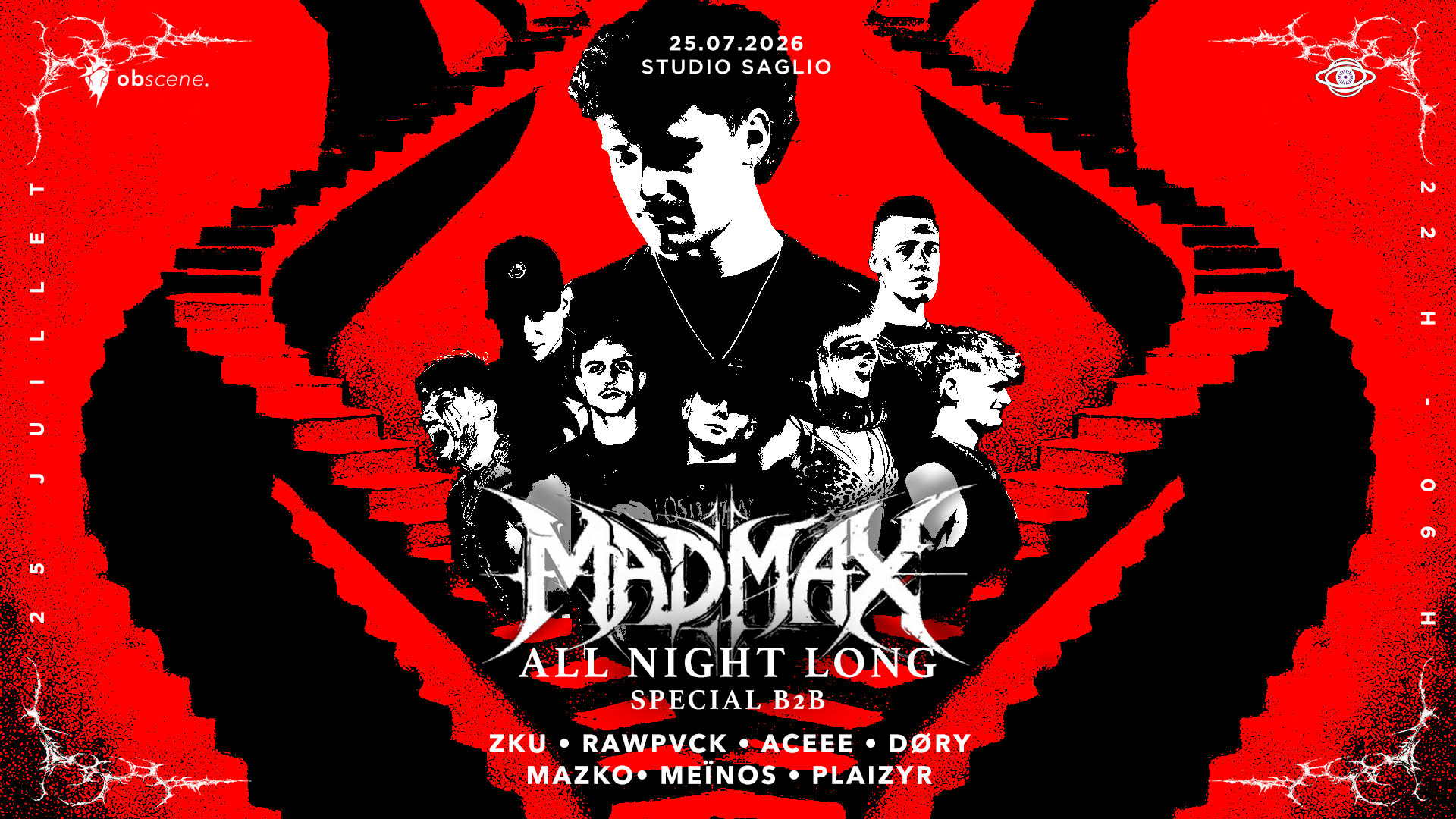 Obscene : Madmax (Anl) - Special B2b W/ Zku - Rawpvck & More Cover