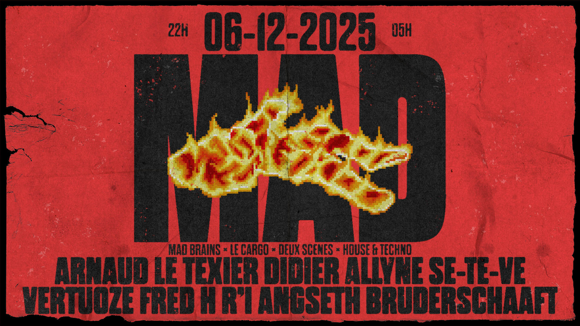 M.A.D Brains X Le Cargö : Arnaud Le Texier, Se-Te-Ve, & More Cover