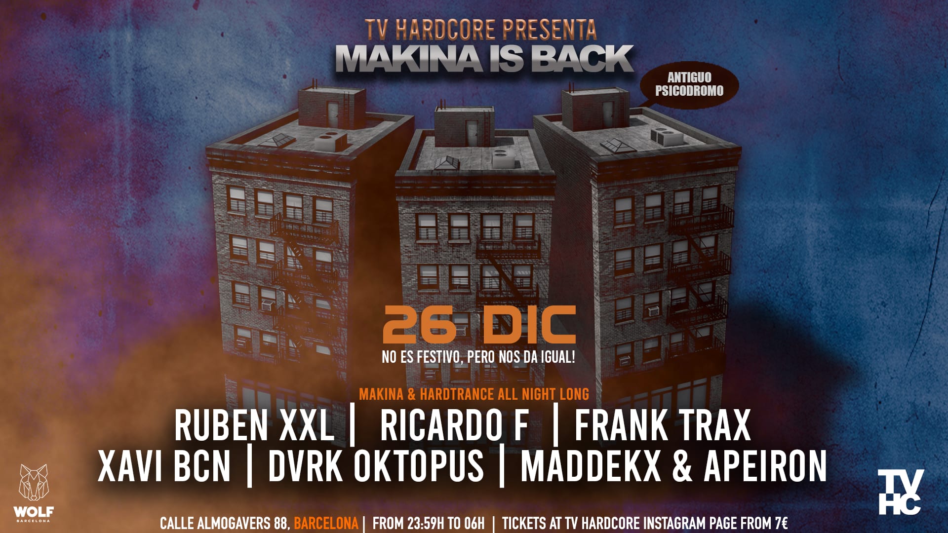 Makina Is Back (Psicodromo Barcelona) Cover
