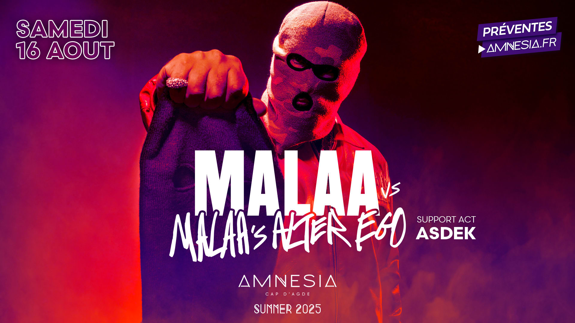 Malaa Vs Malaa's Alter Ego @ Amnesia Cover