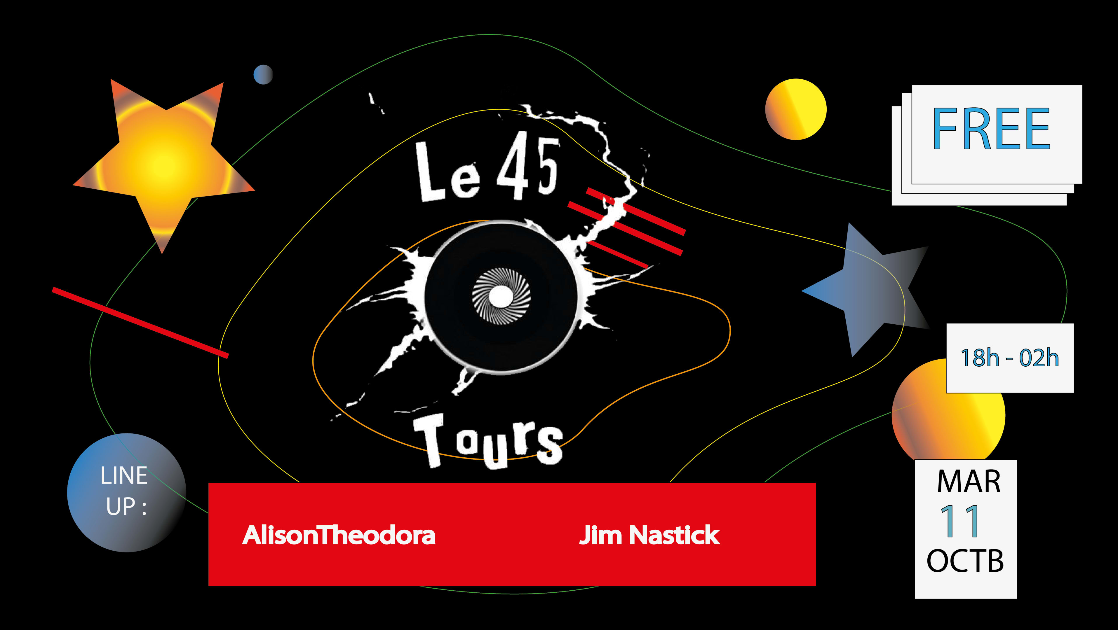 Tuesday Night Techno W/ Alisontheodora & Jim Nastick Cover