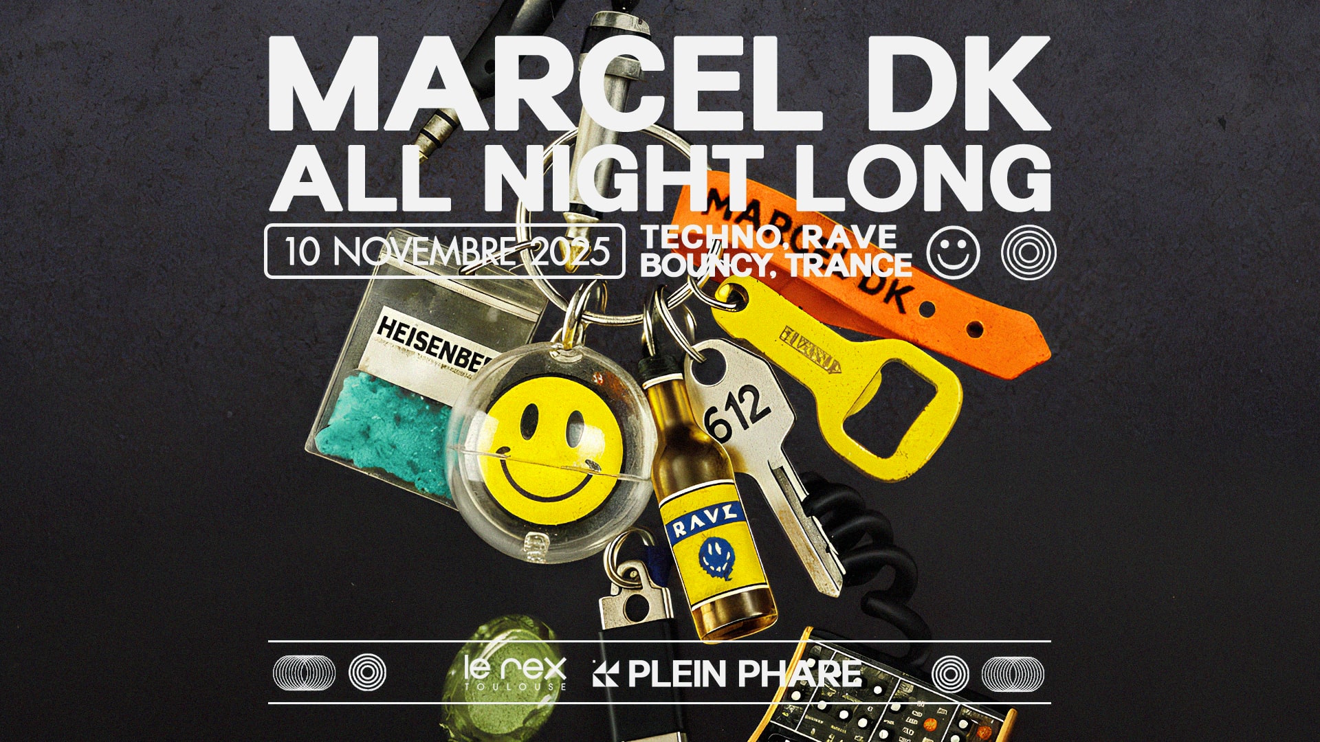 Marcel Dk All Night Long * Entrée Gratuite Cover