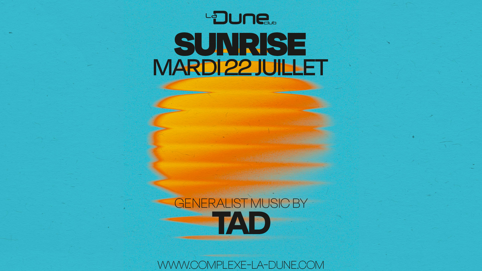 Sunrise - Mardi 22 Juillet Cover